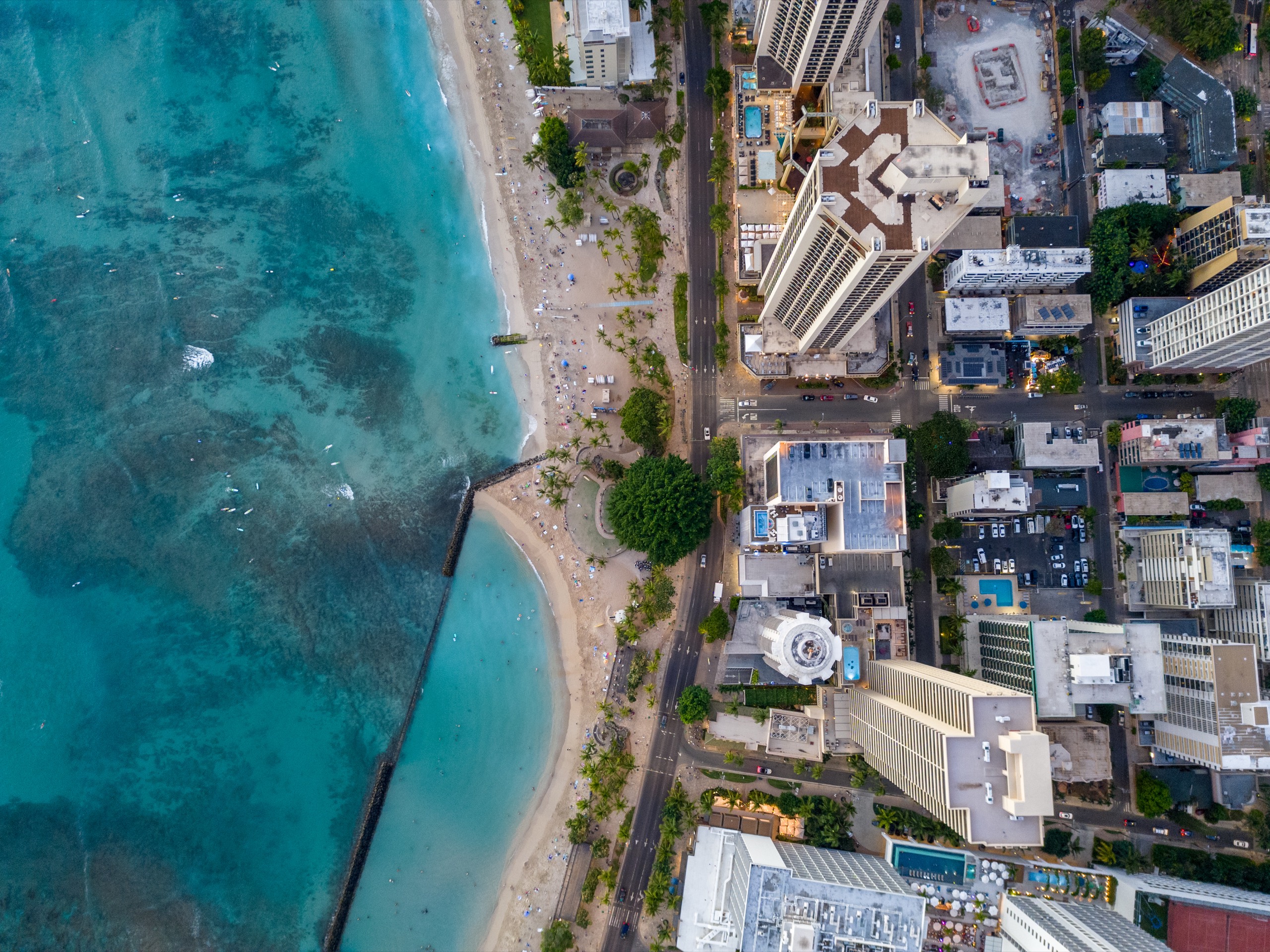 Aerial photograph of Hawaii by Spenser Sembrat