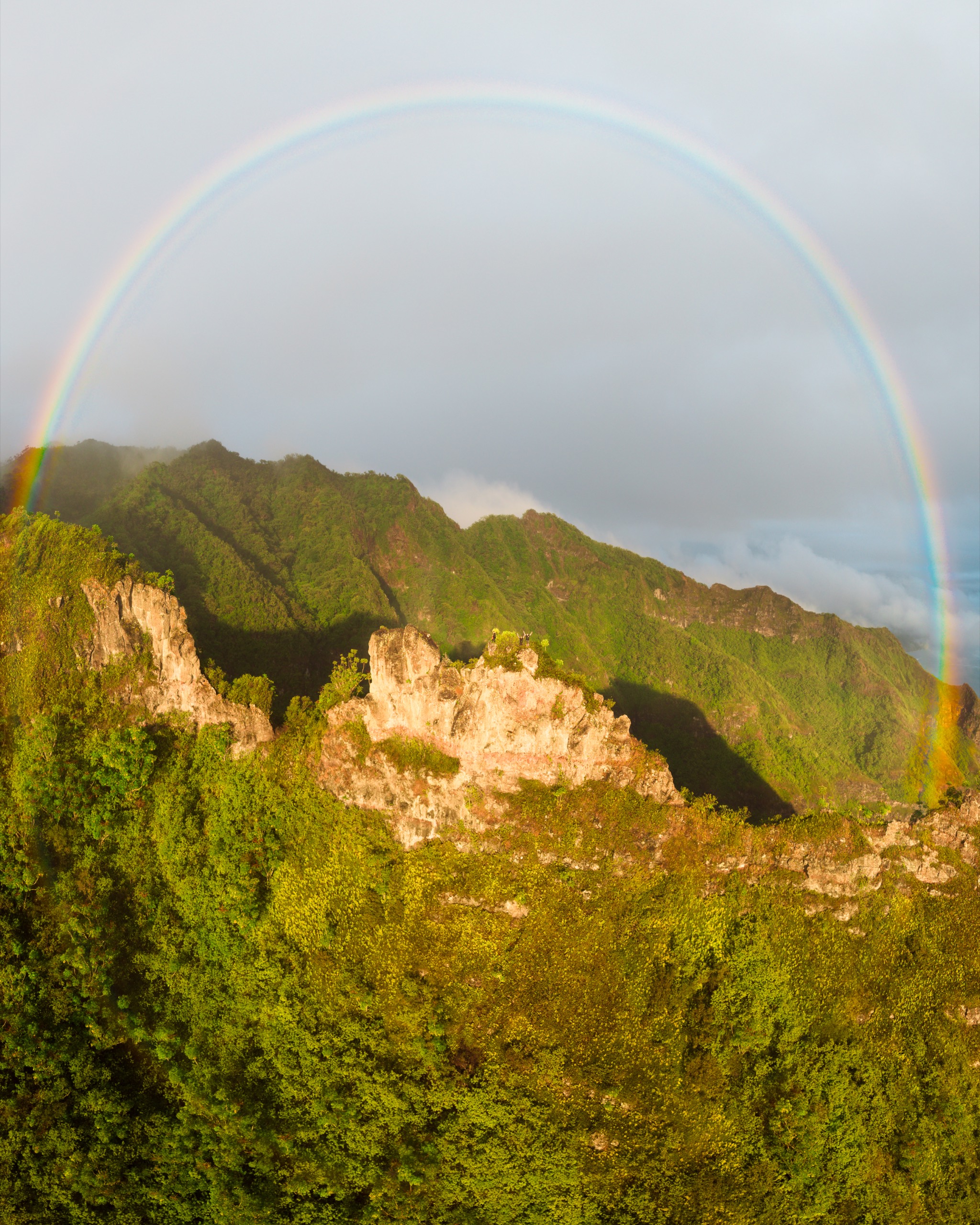 Aerial photograph of Hawaii by Spenser Sembrat